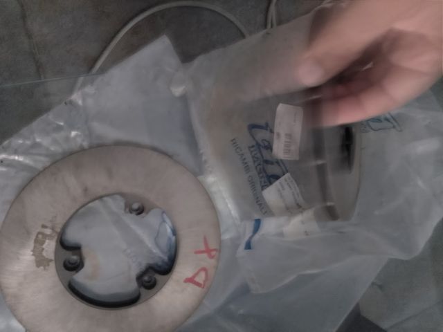 coppia dischi freno anteriori per kart vintage dia