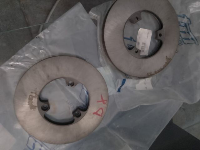 coppia dischi freno anteriori per kart vintage dia