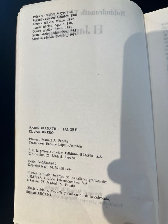 rabindranath t. TAGORE EL JARDINERO