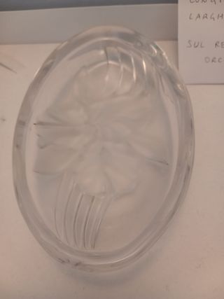 Portasapone in vetro con orchidea 