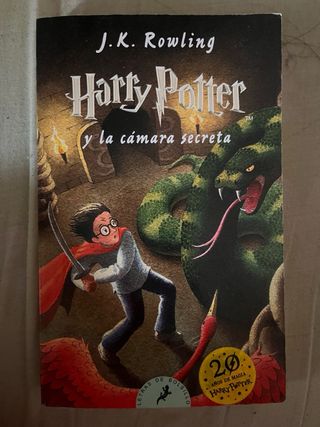 Libro Harry Potter y la cámara secreta