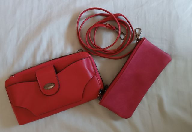 Monedero mujer grande rojo