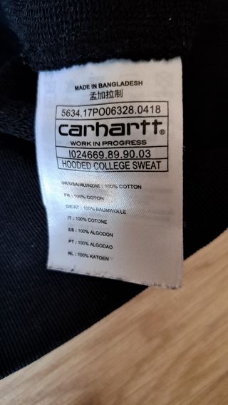 Sudadera Carhartt (M)