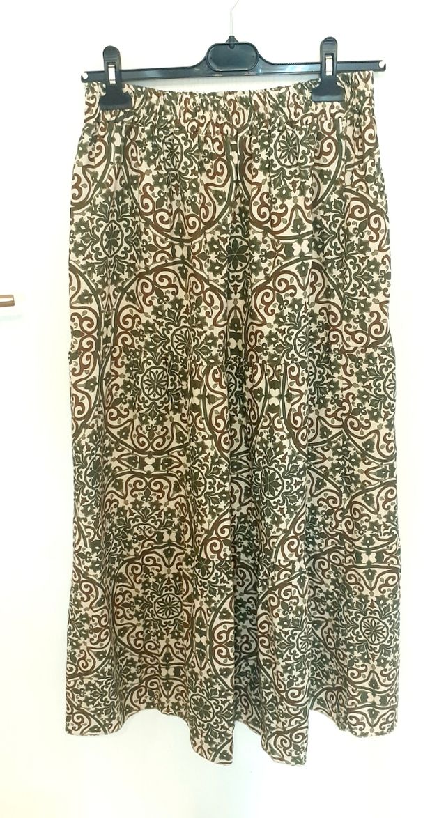 Gonna lunga in cotone 