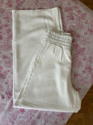 Pantalon blanco talla M