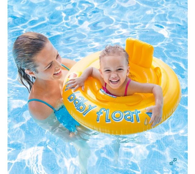 Flotador Intex amarillo bebé
