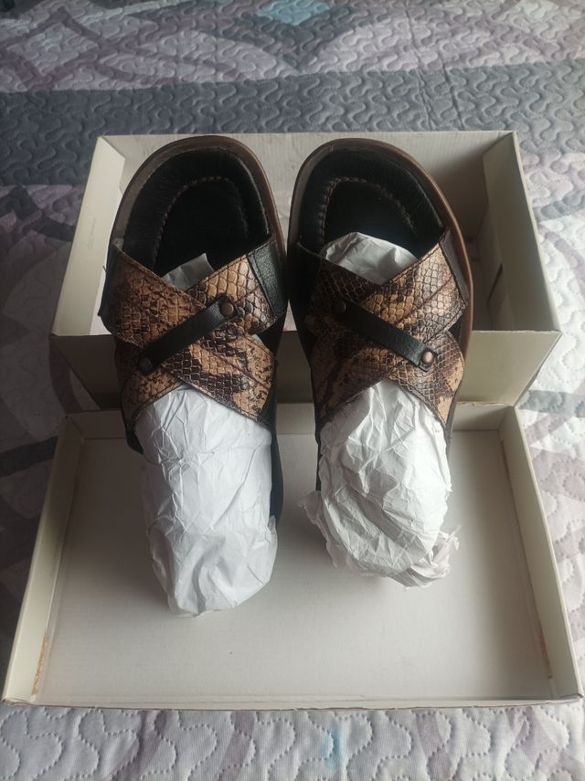 SANDALIAS CHICO PIEL 