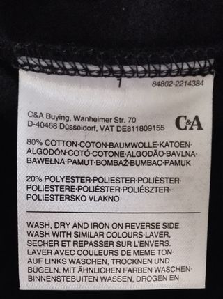 Bermuda chándal negra hombre.