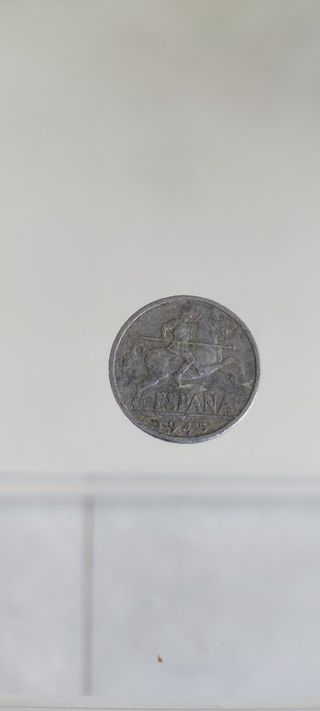 Moneda 10 céntimos 1945