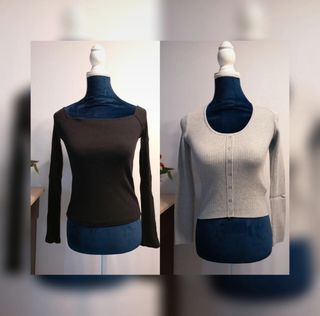Set maglie crop Zara e Bershka