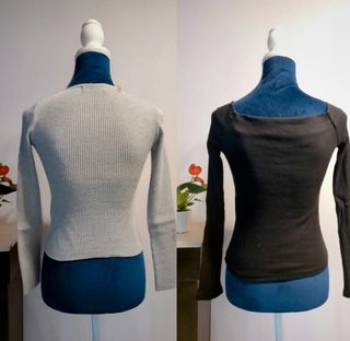 Set maglie crop Zara e Bershka