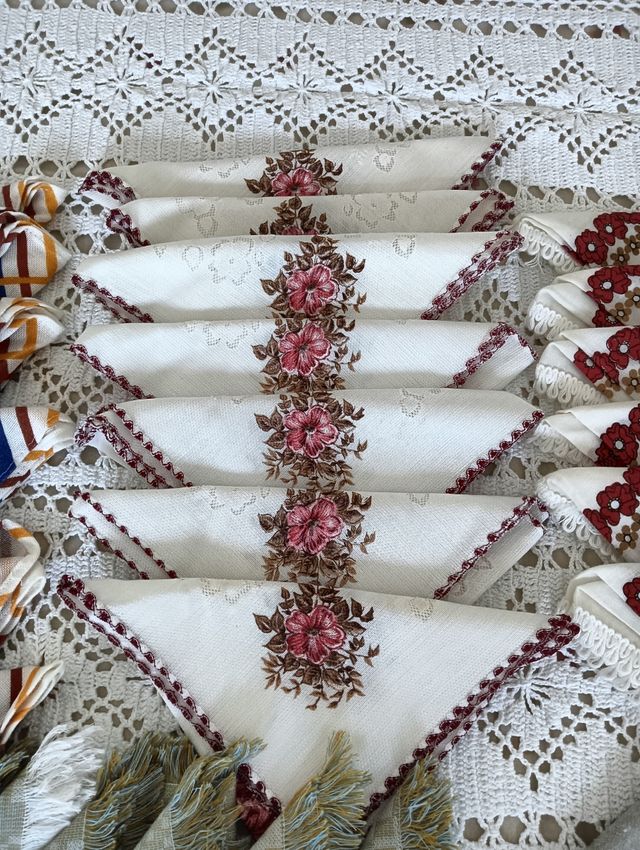 Servilletas de Tela Vintage (39 Uds)