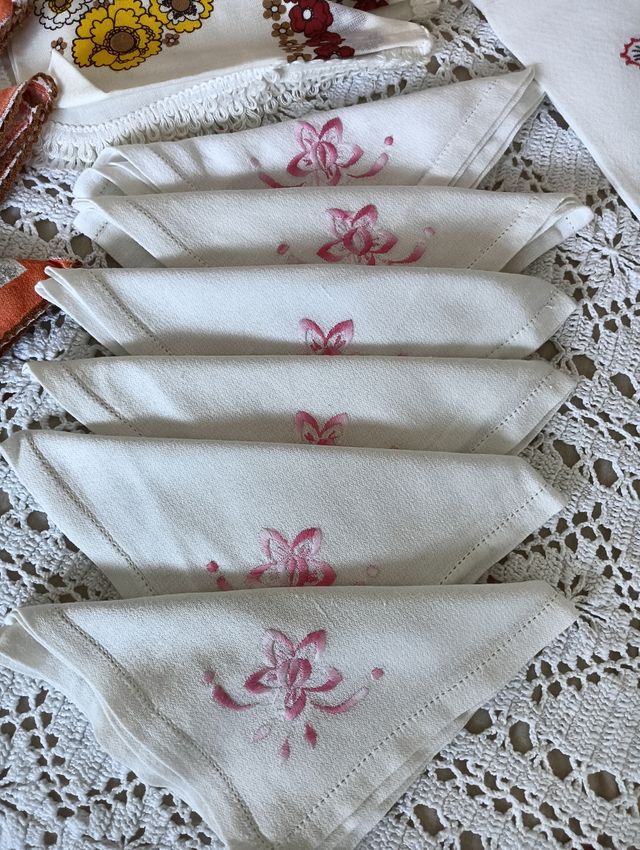 Servilletas de Tela Vintage (39 Uds)