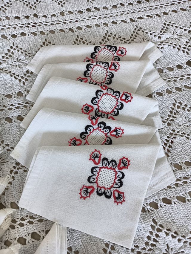 Servilletas de Tela Vintage (39 Uds)