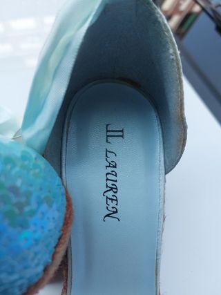 Alpargatas de cuña fiesta T-39