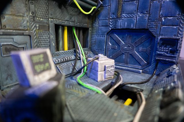 Diorama ALIEN SCIFI expositor de miniaturas