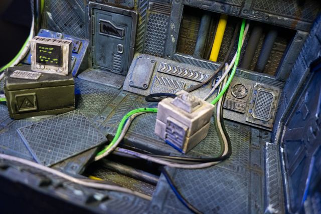 Diorama ALIEN SCIFI expositor de miniaturas