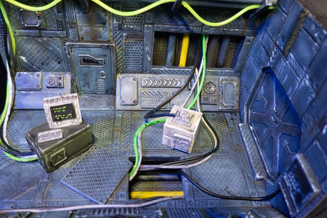 Diorama ALIEN SCIFI expositor de miniaturas