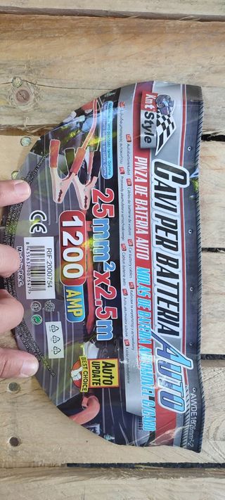Pinzas arranque (regalo minicompresor)