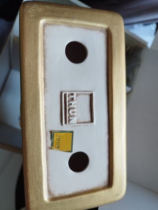 Porta candela Thun grande in ceramica 