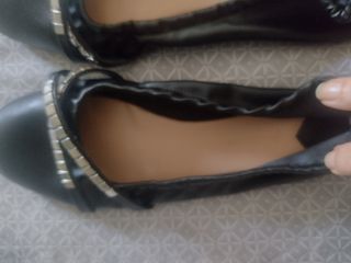 Bailarinas/Manoletinas negras talla 40