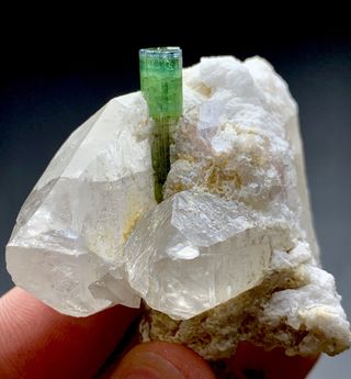 Minerali Tormalina Verde Minerals Green Tourmaline
