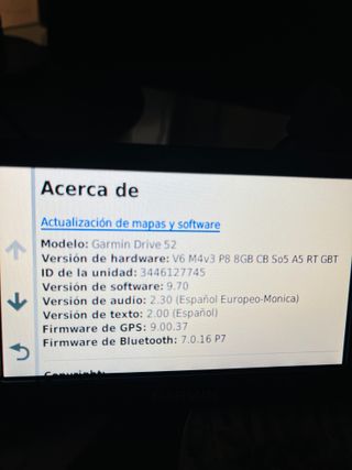GPS GARMIN DRIVE 52 LIVE TRAFFIC "NUEVO"