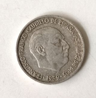 Moneda 10 céntimos peseta 1959