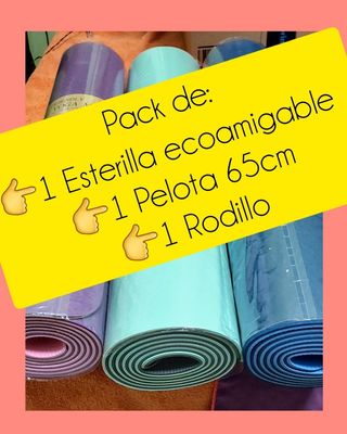 Pack: Esterilla,Pelota y Rodillo 