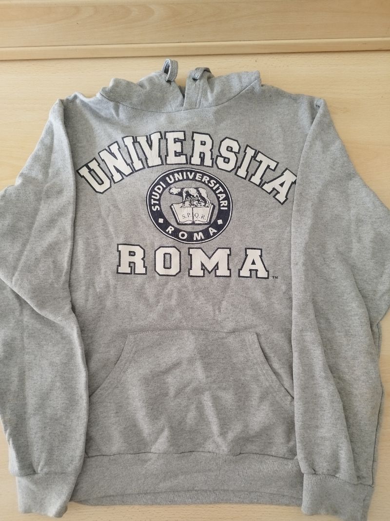 hoodie sudadera universita roma