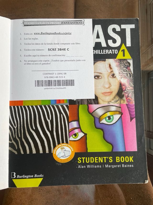 Contrast for 1º bachillerato student’s book