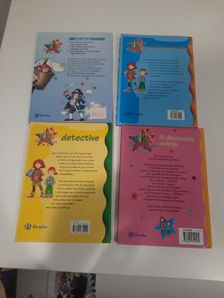 Lote 4 libros kika superbruja 
