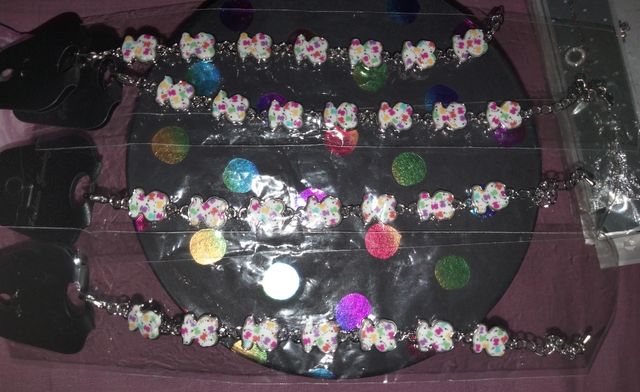 Pulseras ositos.Acero.Nuevo