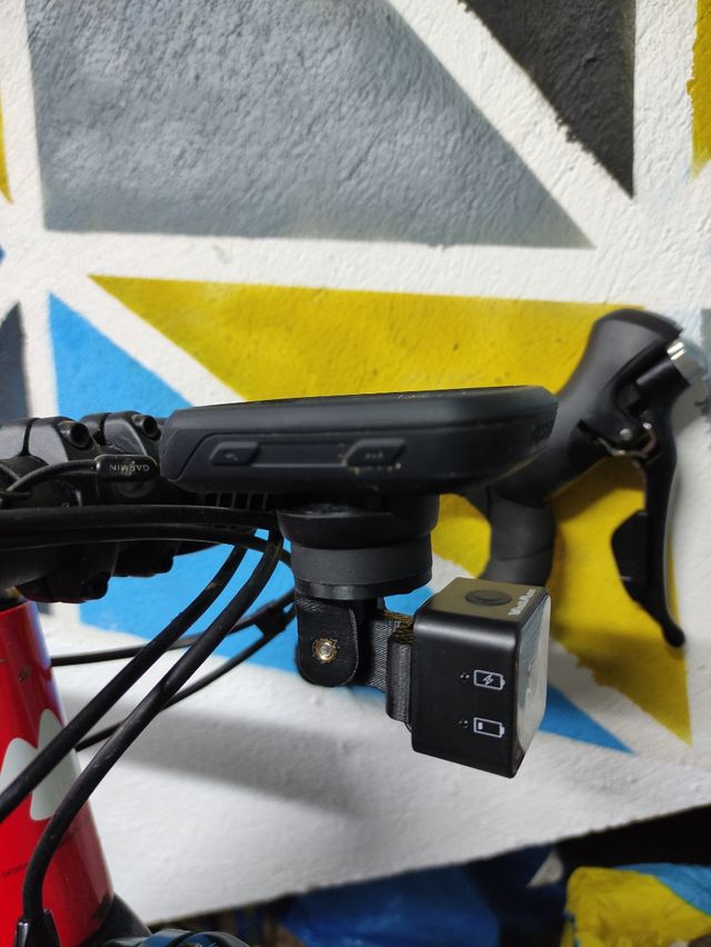 ✅ Soporte luz bicicleta regulable