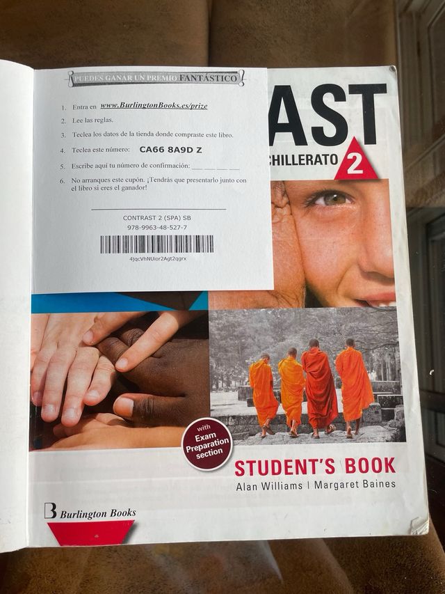 Contrast for 2º bachillerato student’s book