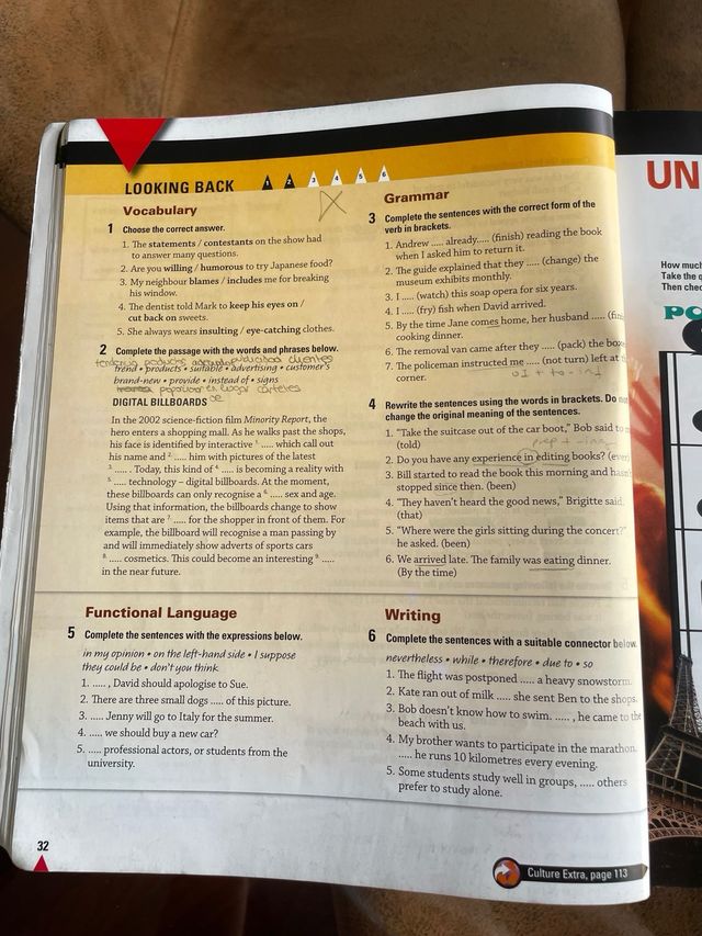 Contrast for 2º bachillerato student’s book