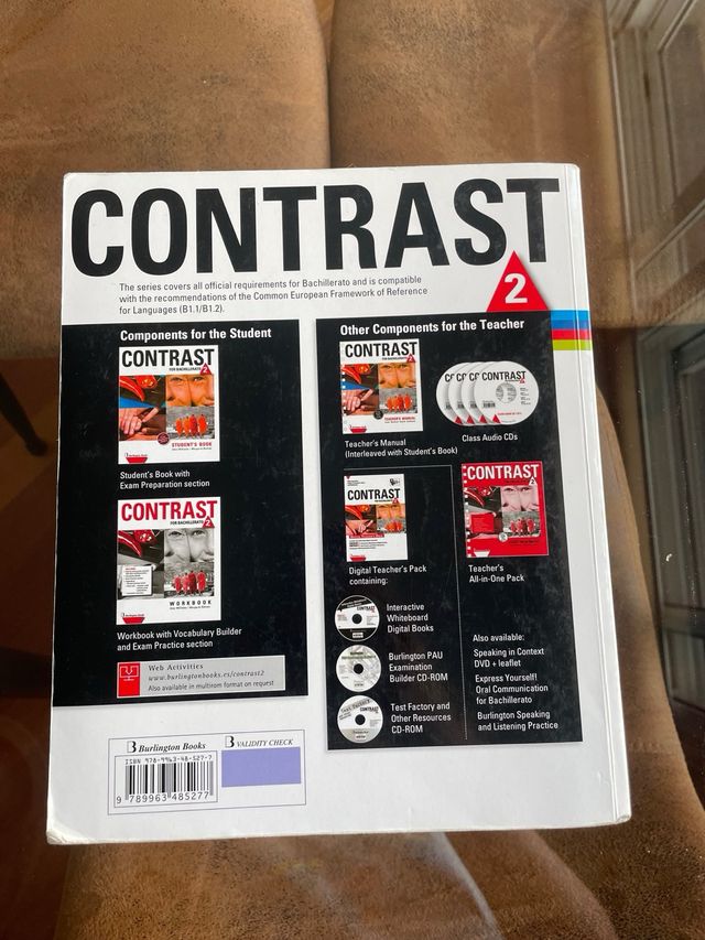 Contrast for 2º bachillerato student’s book