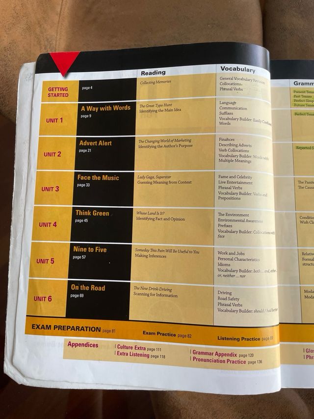 Contrast for 2º bachillerato student’s book