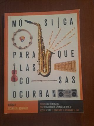 Música I. Secundaria. Edelvives ISBN 978-84-140-42