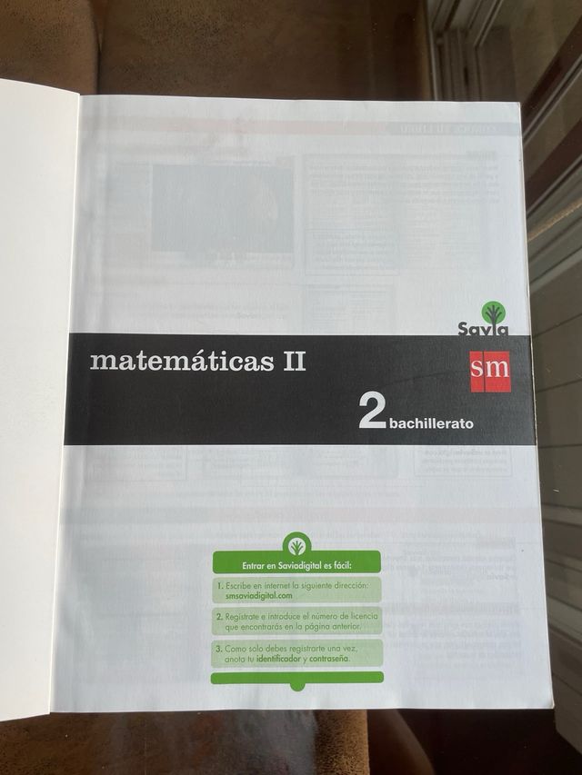 Matemáticas II 2º bachillerato
