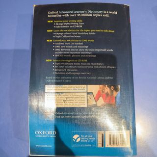 Diccionario inglés avanzado Oxford advanced