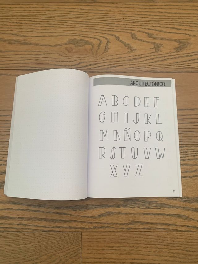 Cuaderno de lettering