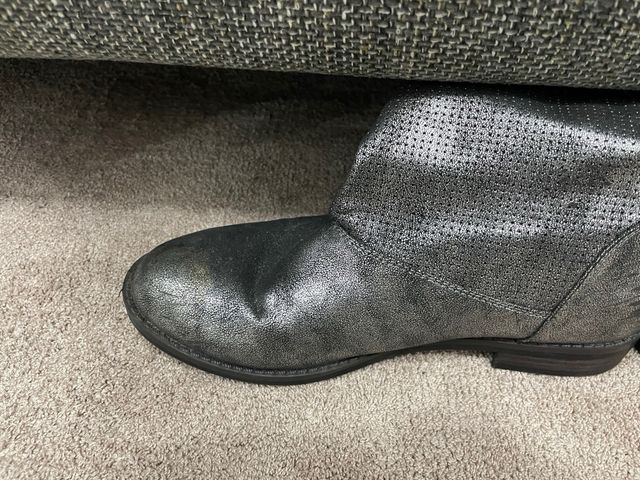 Stivaletti Argentati Bata - Vera Pelle