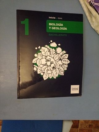 Libro biología y geología 1bach Oxford 