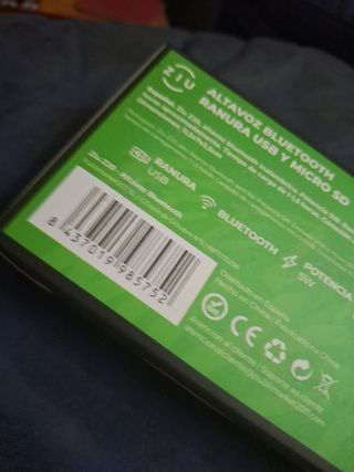 Altavoz bluetooth portatil