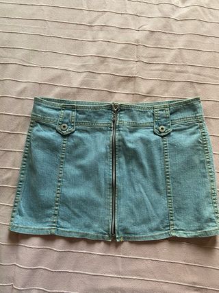Vintage y2k urban denim miniskirt