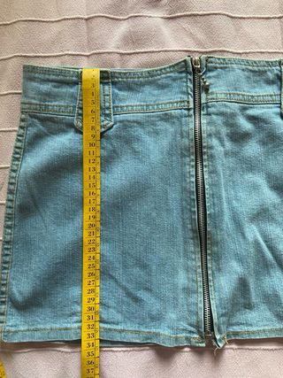 Vintage y2k urban denim miniskirt