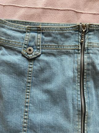 Vintage y2k urban denim miniskirt