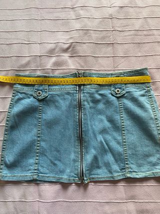 Vintage y2k urban denim miniskirt