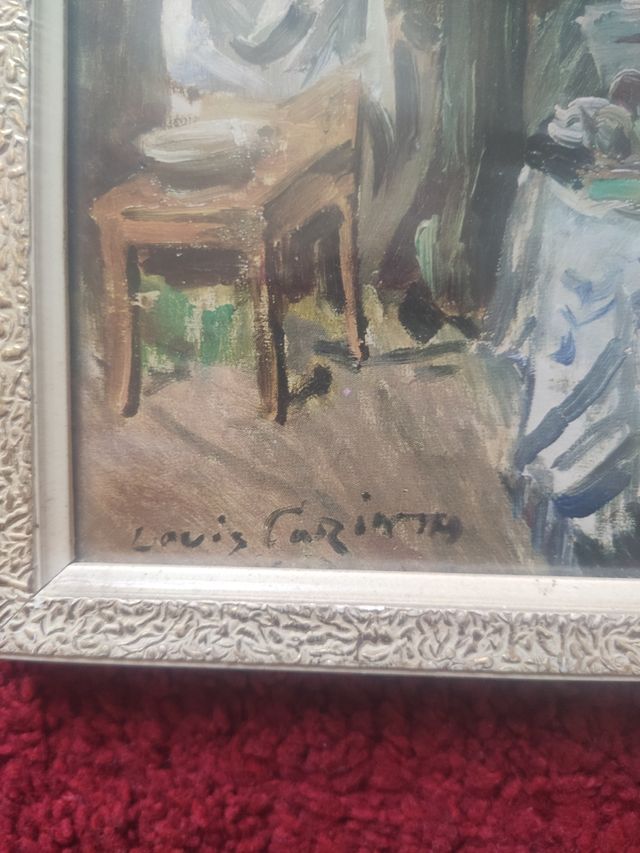 Cuadro antiguo de lovis corinth 